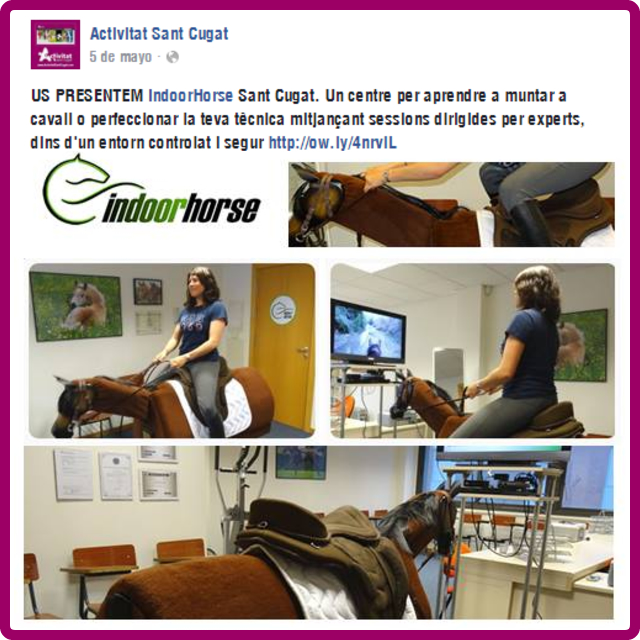 IndoorHorse a Activitat Sant Cugat